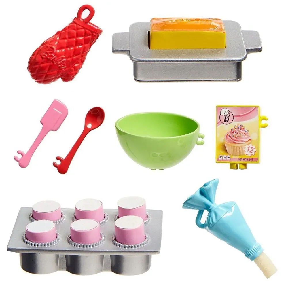 Barbie Bakery Chef Doll and Playset, Brunette FNL97